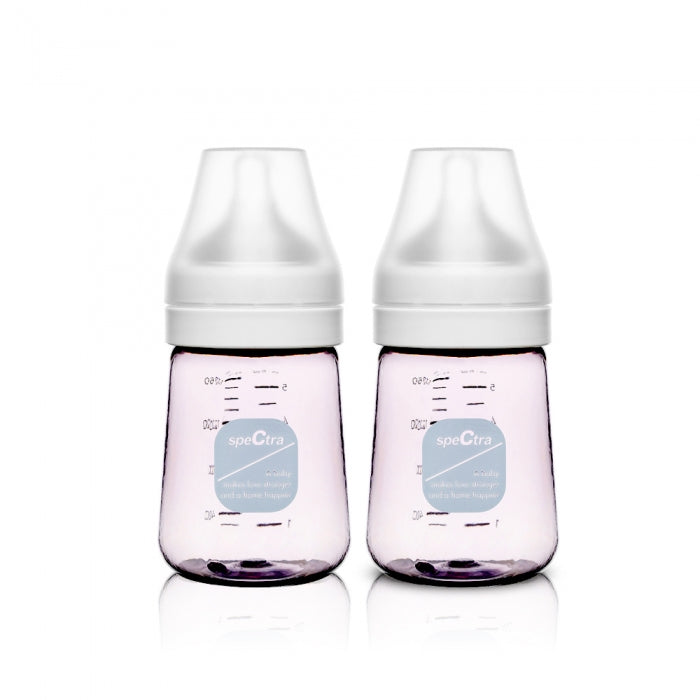 Spectra All New Baby Bottle PPSU 160ml BlueBlack 2PCS (S Nipple