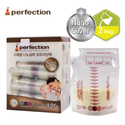 Jaco Perfection Special Nano breast milk storage bags 250ml (120pcs) | Seoulpapa