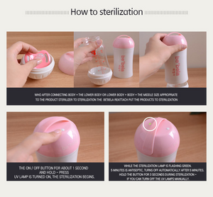 【Bebela】 Portable UV Bottle Sterilizer / Made in Korea | Seoulpapa