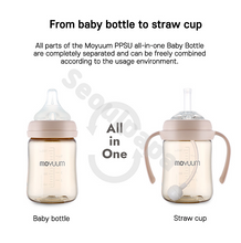Load image into Gallery viewer, Moyuum All In One PPSU Feeding Bottle 170ml (2PCS)