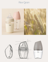 Load image into Gallery viewer, TGM Rice Grain Tritan Baby Bottle with Nipple 160ml / 240ml (2PCS)