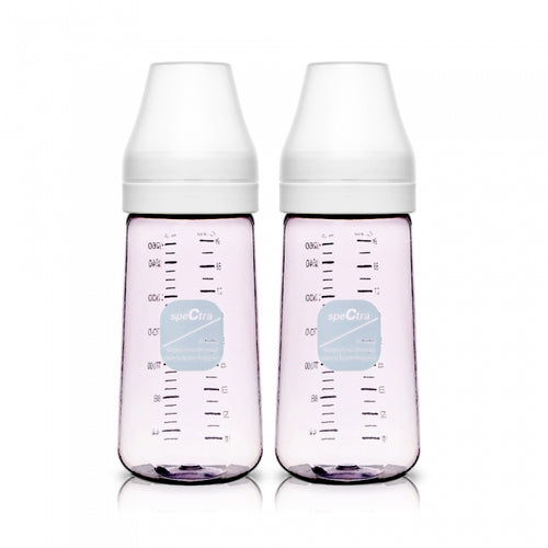 Spectra 全新婴儿奶瓶 PPSU 260ml 蓝黑色 2 件（无奶嘴）