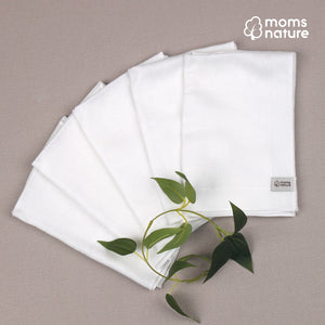 【Moms-nature】 Bamboo Gauzed Baby Handkerchief Set 10pcs/ Made in Korea | Seoulpapa