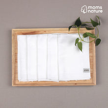 Load image into Gallery viewer, 【Moms-nature】 Bamboo Gauzed Baby Handkerchief Set 10pcs/ Made in Korea | Seoulpapa