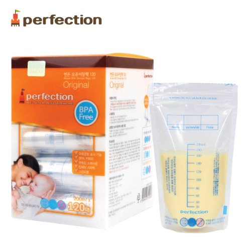 Jaco Perfection 原装母乳储存袋 200 毫升（120 件） |首尔爸爸