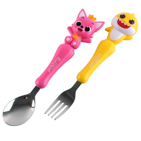 Pinkfong Baby Shark Spoon Fork Set