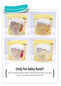 Jaco Perfection Disposable food storage bags 200ml (30pcs) | Seoulpapa
