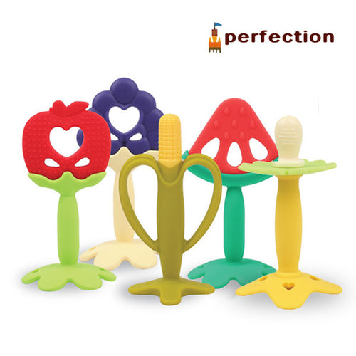 [Perfection] Gặm nướu Perfection silicone hình hoa quả Chính hãng Hàn Quốc | Seoulpapa