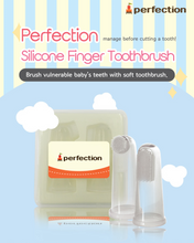 将图片加载到图库查看器，Perfection 硅胶手指牙刷套装/韩国制造|首尔爸爸