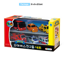 Load image into Gallery viewer, Set 6 mô hình đồ chơi xe dành cho trẻ em Tayo Set 1/ Đồ chơi giáo dục Hàn Quốc