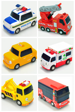 Load image into Gallery viewer, Set 6 mô hình đồ chơi xe dành cho trẻ em Tayo Set 1/ Đồ chơi giáo dục Hàn Quốc
