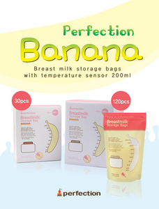 Túi đựng sữa mẹ Jaco Perfection Banana 200ml (120 chiếc)