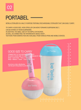 将图片加载到图库查看器，【Bebela】 便携式紫外线奶瓶消毒器/韩国制造 |首尔爸爸