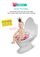 Load image into Gallery viewer, [Pinkfong] Lót ngồi toilet cho bé Pinkfong Frozen 2 Nữ hoàng băng giá | Seoulpapa
