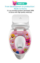 Load image into Gallery viewer, [Pinkfong] Lót ngồi toilet cho bé Pinkfong Frozen 2 Nữ hoàng băng giá | Seoulpapa