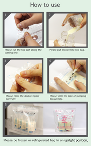 Jaco Perfection Original breast milk storage bags 200ml (120pcs) | Seoulpapa